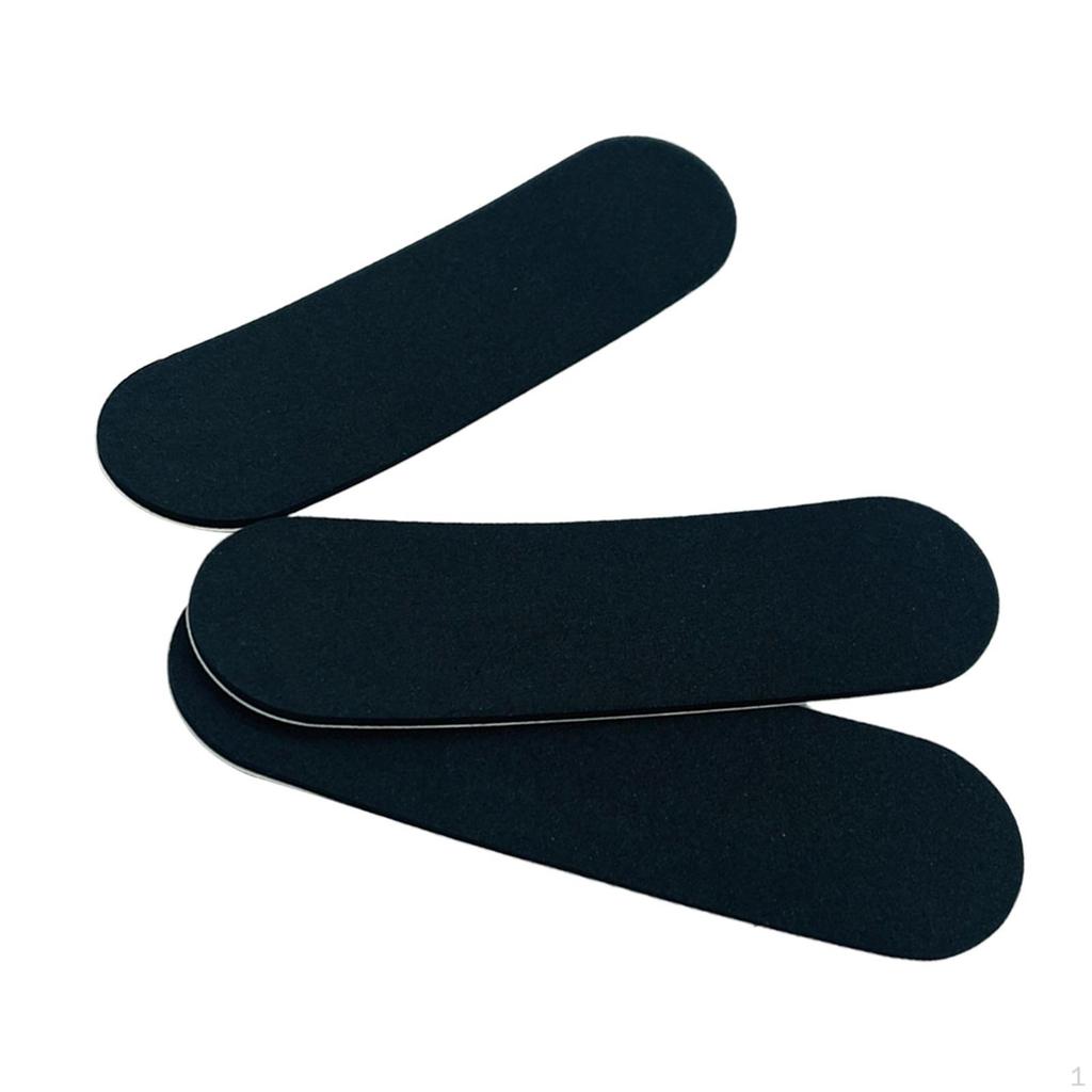 3 шт., профессиональные наклейки для скейтборда на палец, 100 мм x 30 мм, нескользящая удобная накладка на гриф