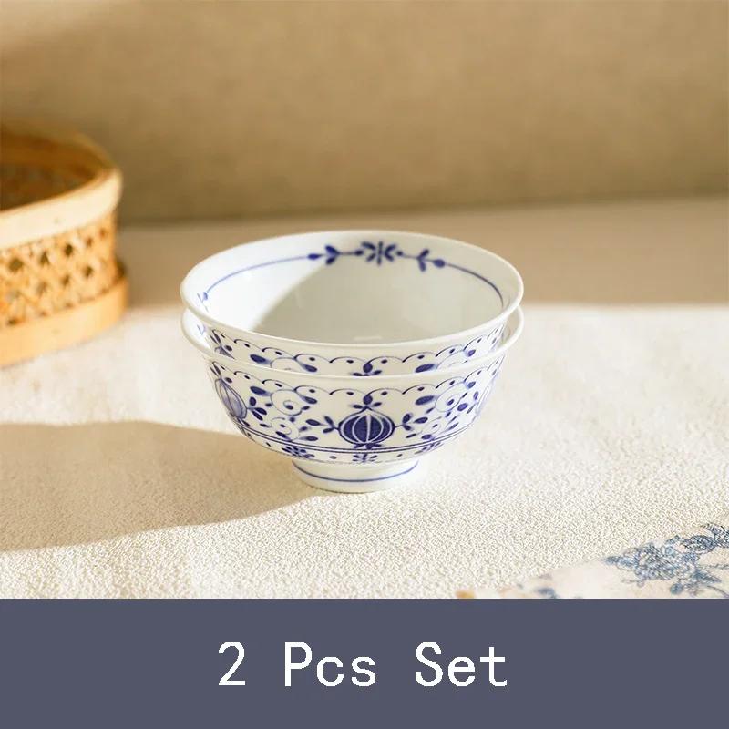 Керамические тарелки в стиле ретро в китайском стиле, элитный ресторан, десерт, салатник, домашняя вкусная посуда, миски для рамэна, изысканная столовая посуда