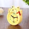 White Lucky Cat Alarm Clock Creative Table Clock Kids Alarm Clock  Kids Bedroom