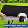 Stretch Fabric Rectangle Cloth Table Top Cap Fitted Covers for Feet Washable Polyester Elastic Home Banquet Picnic Wedding Exhibition Show 30 X 72''