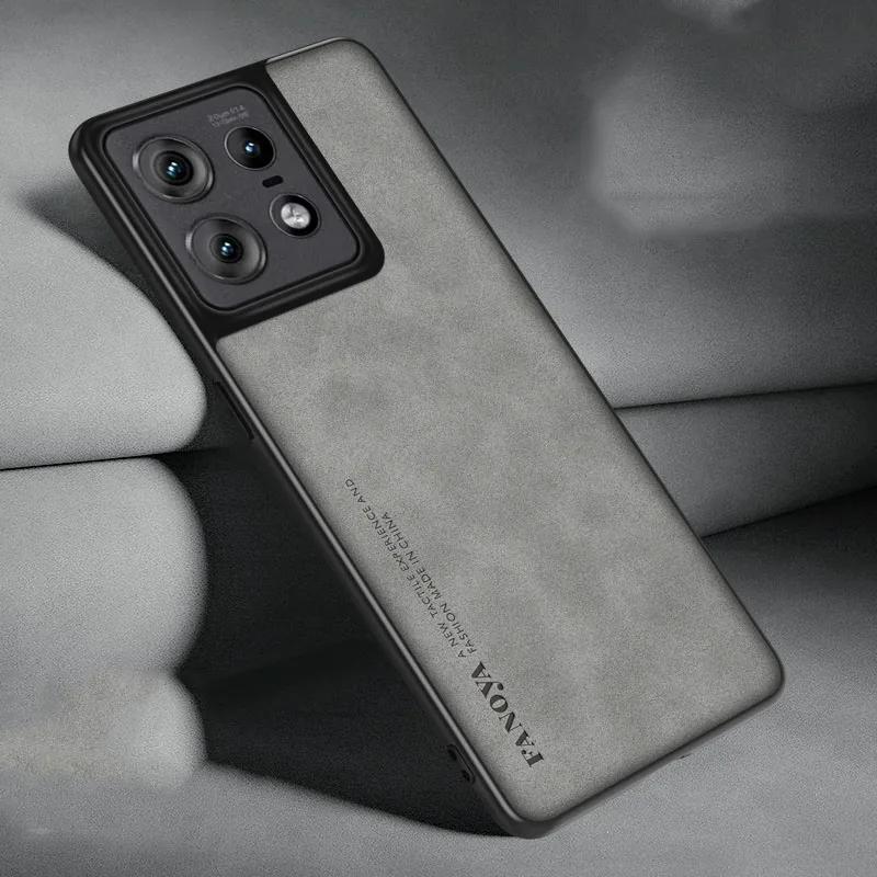 Чехол для телефона из ПУ-кожи с эффектом овчины для Motorola Edge 70 60 Pro Ultra Задняя крышка для MOTO X70 Air Pro moto Edge 50 Fusion 60 Neo
