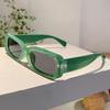 Ретро Прямоугольные Розовые Оттенки Дизайн Модного Бренда Женские Солнцезащитные Очки Конфетного Цвета Пляжные Водительские Солнцезащитные Очки для Женщин