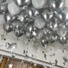 43 шт. Черные, Золотые, Серебряные, Белые Металлические Толстые Шары Бар Вечеринка, День Рождения Украшение Сцены Украшение Блестящие Шары 5
