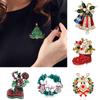 Рождественская елка Рождественский подарок Фестиваль Снеговик Броши Броши Ювелирные изделия Модные аксессуары