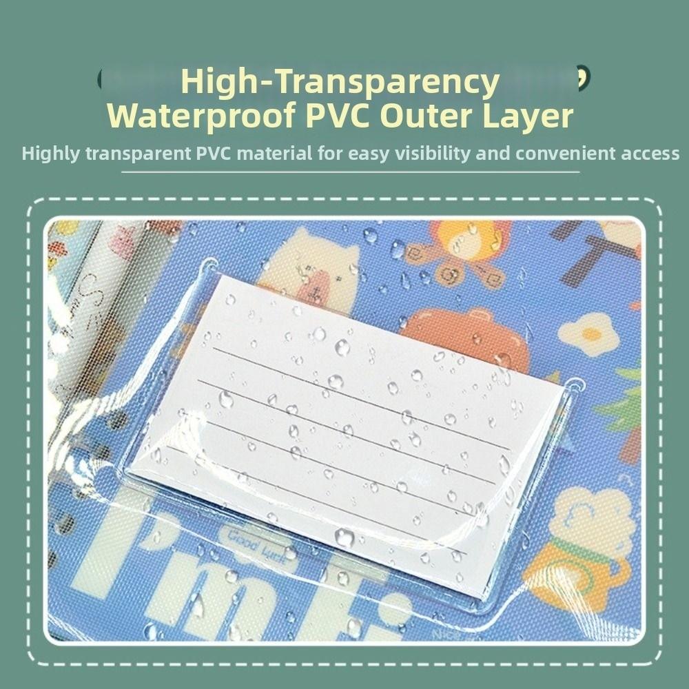 Visible Kids Document Bag A3 Large Zipper Mesh Bags Durable Stationery Organizer  Exam Papers