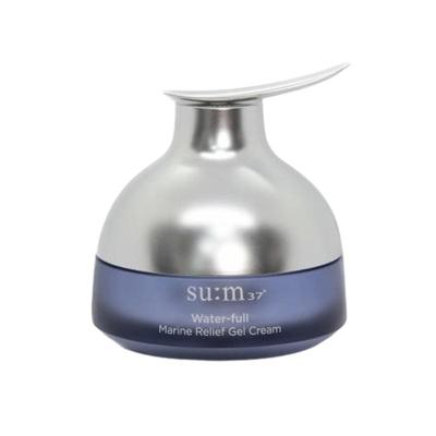 SU:M37 Water‑Full Marine Relief Gel Cream 50мл – Охлаждающий увлажняющий гель с морской гиалуроновой кислотой и ферментированными пробиотиками