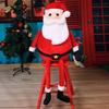 Festive Santa Claus Stuffed Doll 60cm 100cm 150cm Soft Pp Cotton Filling Window Display Decoration