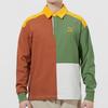 Puma Retro Colorblock Sports Long Sleeve Polo Men Tops Earth-Yellow Ochre 534680-17