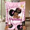 Princess Butterfly Fantasy Theme blanket Lightweight Warm Flannel Blanket Decorative Throw Blanket for Home Decoration