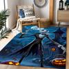 Nightmare Before Christmas Themed Anti-Slip Rugs - Polyester Home Decor, Suitable for Bedrooms, Living Rooms, Doorways, Studios, and Decorations