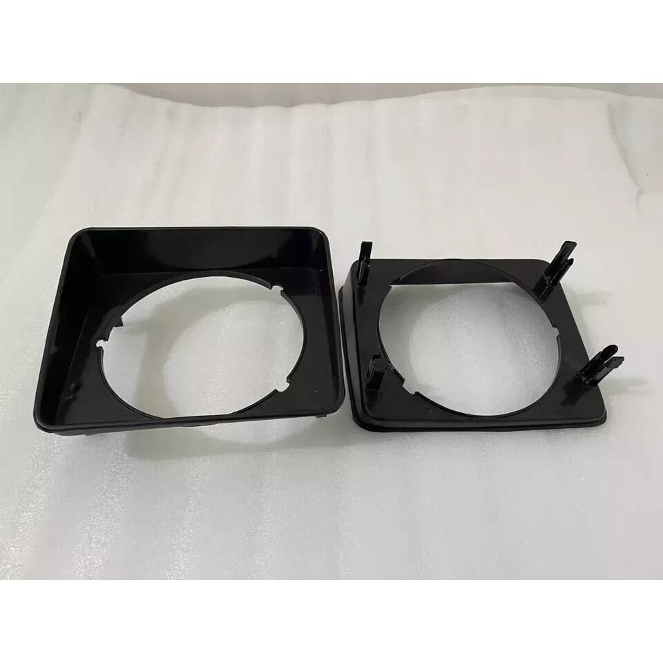 Suzuki Samurai Jimny Sierra SJ410 Headlamp Headlight Bezel Set Black |Fit