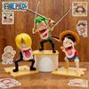 Слепая коробка One Piece Забавное голодное трио Фигурка Q-версии - Аниме Украшение для автомобиля