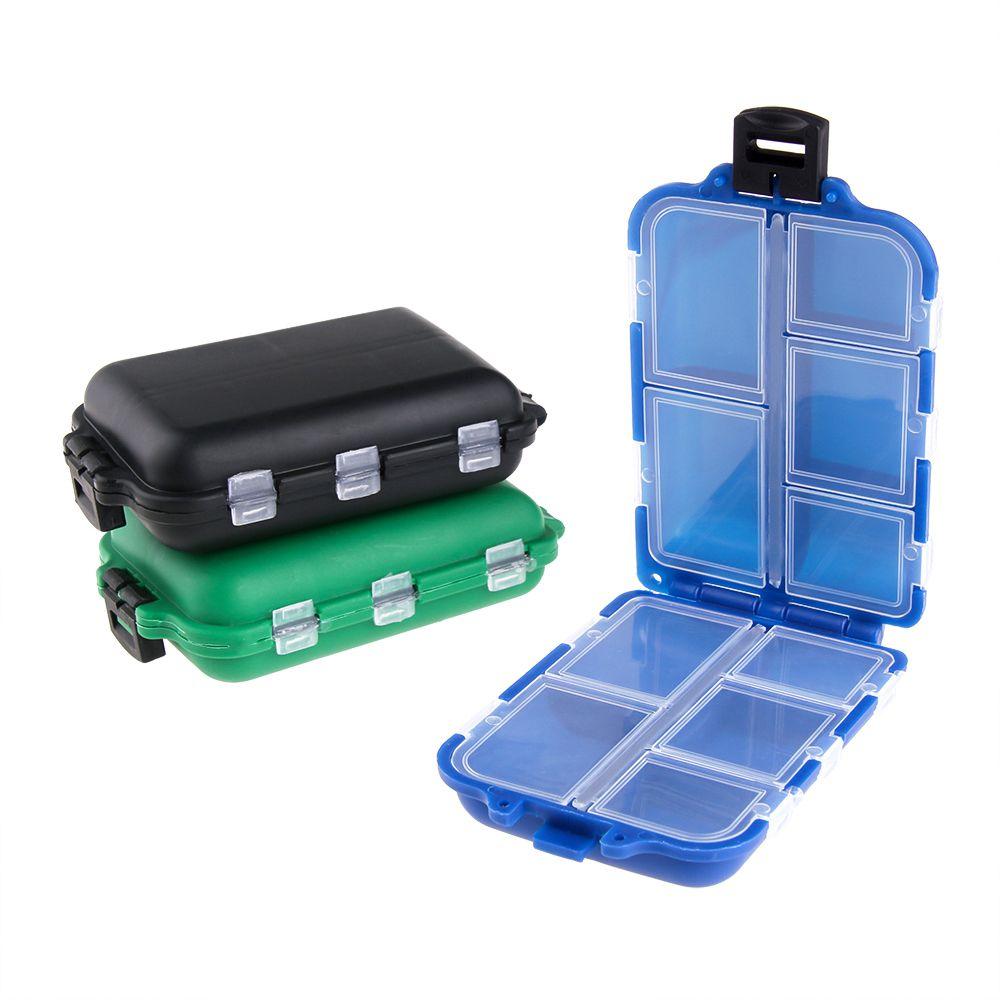 Accessory Plastic Square Fishing Tackle Boxes Bait Storage Case Lure Container Fishhook Box