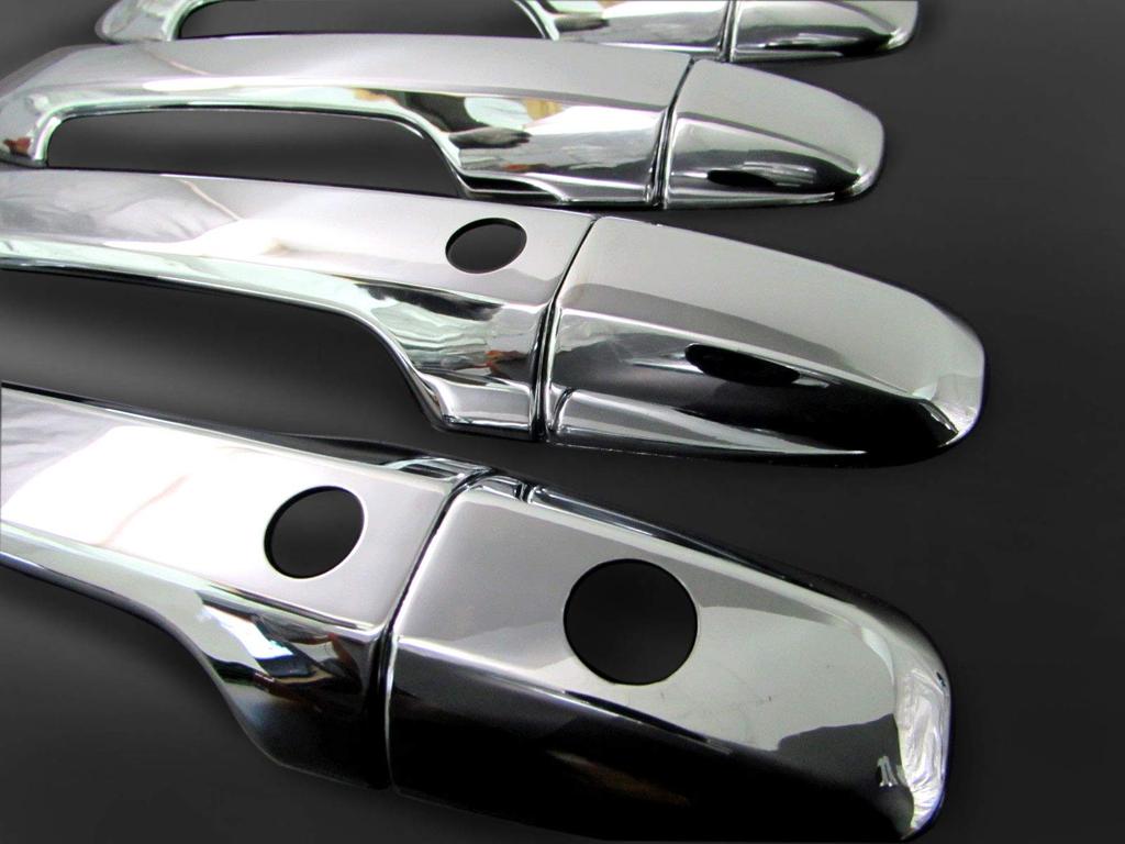 BRIGHTZ Chrome Door Handle Covers for Honda Step Wagon RP with Honda Smart Key 18610 (Compatible System) [STEP-NOBU-B2C2D1E1F2] RP1, RP2, P1, P2, 1,