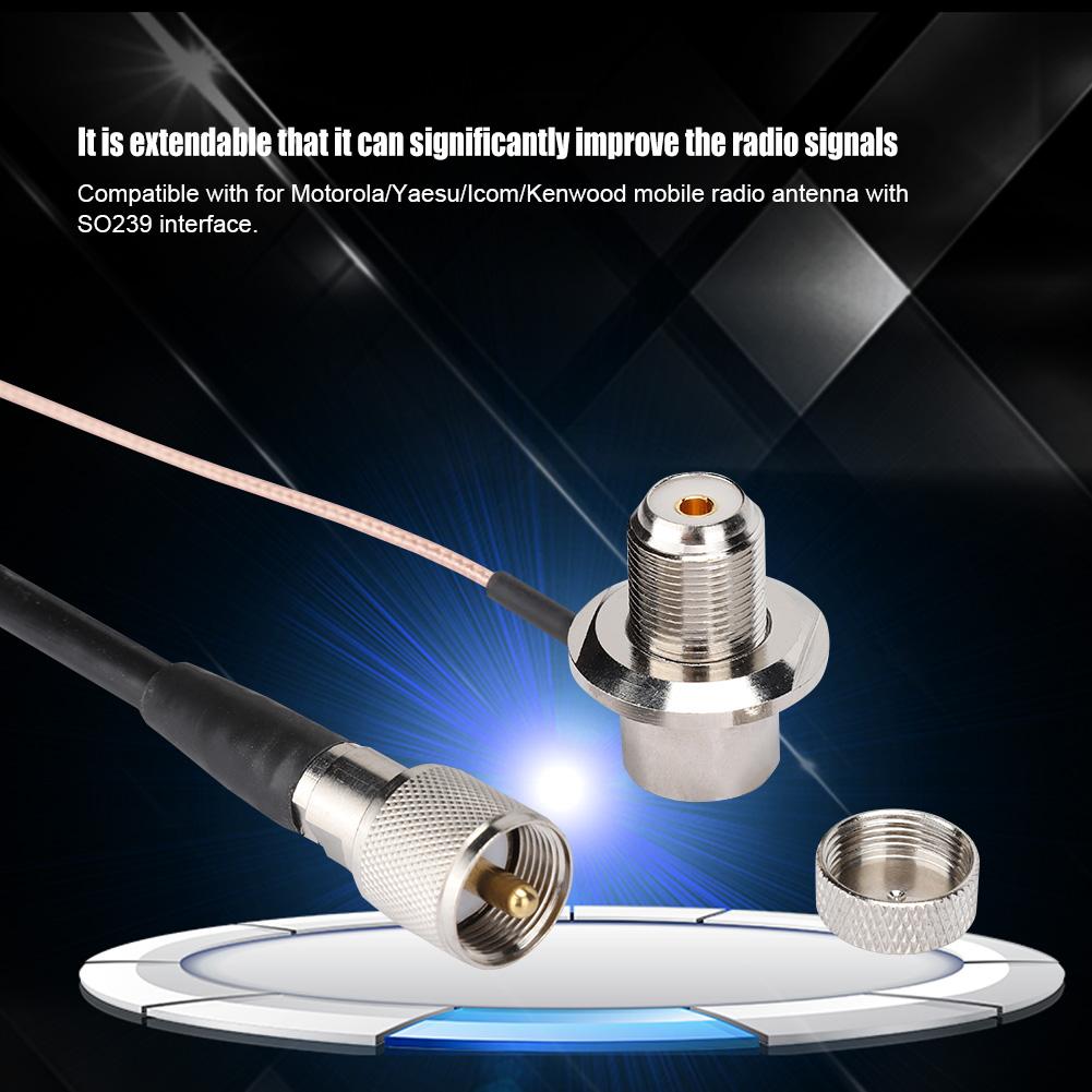 SC-5MB PTFE фидерный кабель-удлинитель для MotorolaYaesuIcomKenwood антенна