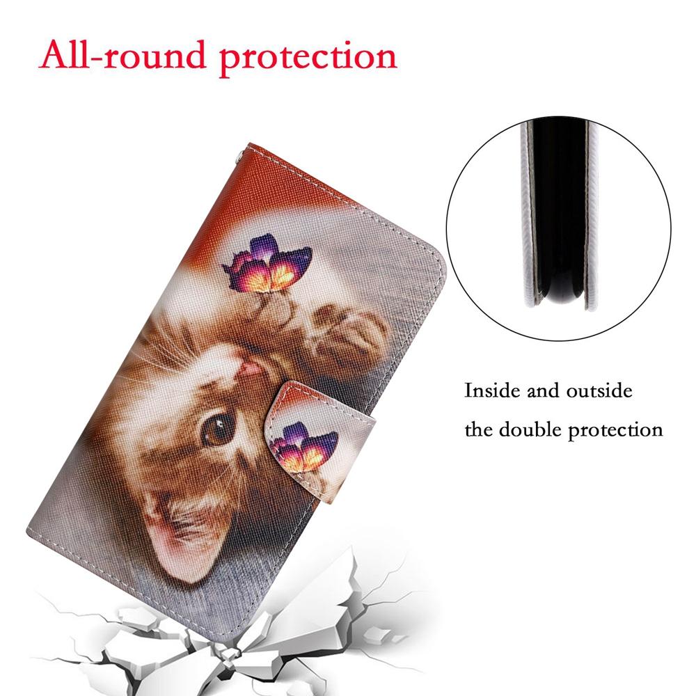 Wallet Phone Book Case For Funda Samsung Galaxy A34 A54 A04 A04 M40s Cases 3d Cat Butterfly Leather Flip Back Cover Card Holder