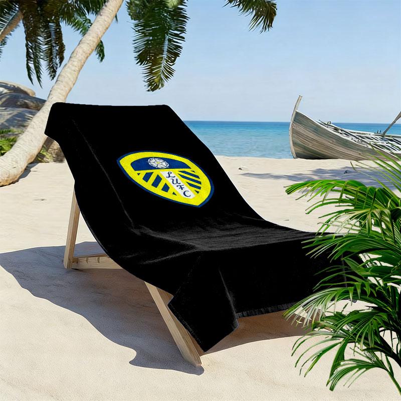 LUFC soccer Beach Towel, Large Soft Quick Dry Towel for Beach Camping Swimming