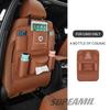 For Tesla Cybertruck Beast Roadster Model 3 Model Y Model S Model X Car Seat Back Storage Bag Rear Seat Anti-Wear Anti-kick Pad