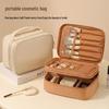 Портативная женская косметичка: Органайзер для макияжных кистей и туалетных принадлежностей большой вместимости