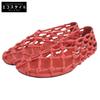 Jil Sander Туфли-балетки из кожи наппа ручной вязки, Rouge/Красный, Размер 37, J15WZ0027, 25Туфли из нержавеющей стали 37 RougeБ/у