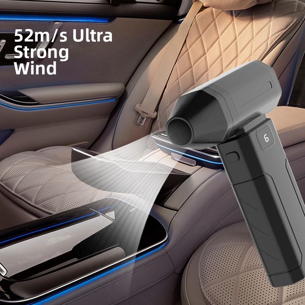 For Mini Turbo Fan Handheld Air Blower with Turbo Mode for Strong Airflow