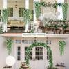 30inch Artificial Eucalyptus Leaves Vine Fake Plant for Home Room Decor Garden Wedding Decoration Outdoor Ornaments Accessories