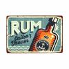 Cold Beer Rhum Vintage Metal Sign Tin Decor Plaque Decor Pub Cafe Brewery Wine Rum Wall Art Posters Metal Signs Decorative Plate