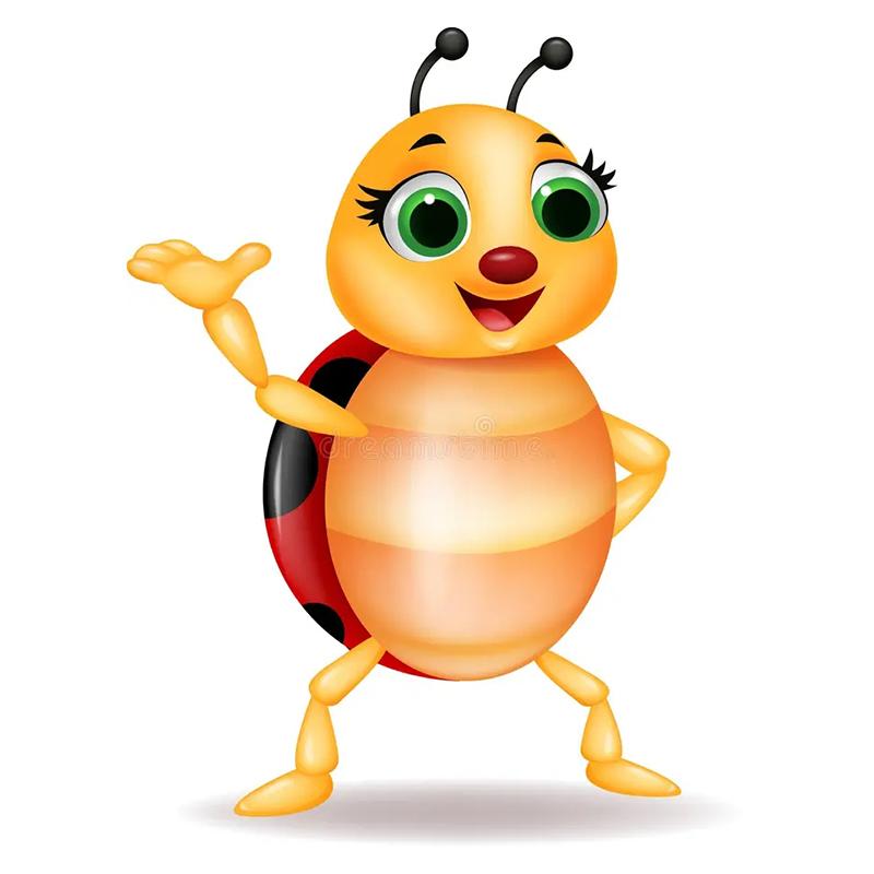 Симпатичная самоклеющаяся наклейка «Божья коровка» с мультяшными насекомыми, автомобильная наклейка, водонепроницаемые автодекоры