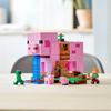 Конструктор LEGO Minecraft Дом-свинья 21170 Строительные блоки Рождественский подарок для мальчиков и девочек от 8 лет