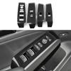 For 2022 2023 2024 Honda Civic 11th Gen Accessories Car Window Lift Control Switch Decals ABS Carbon Fiber Interior