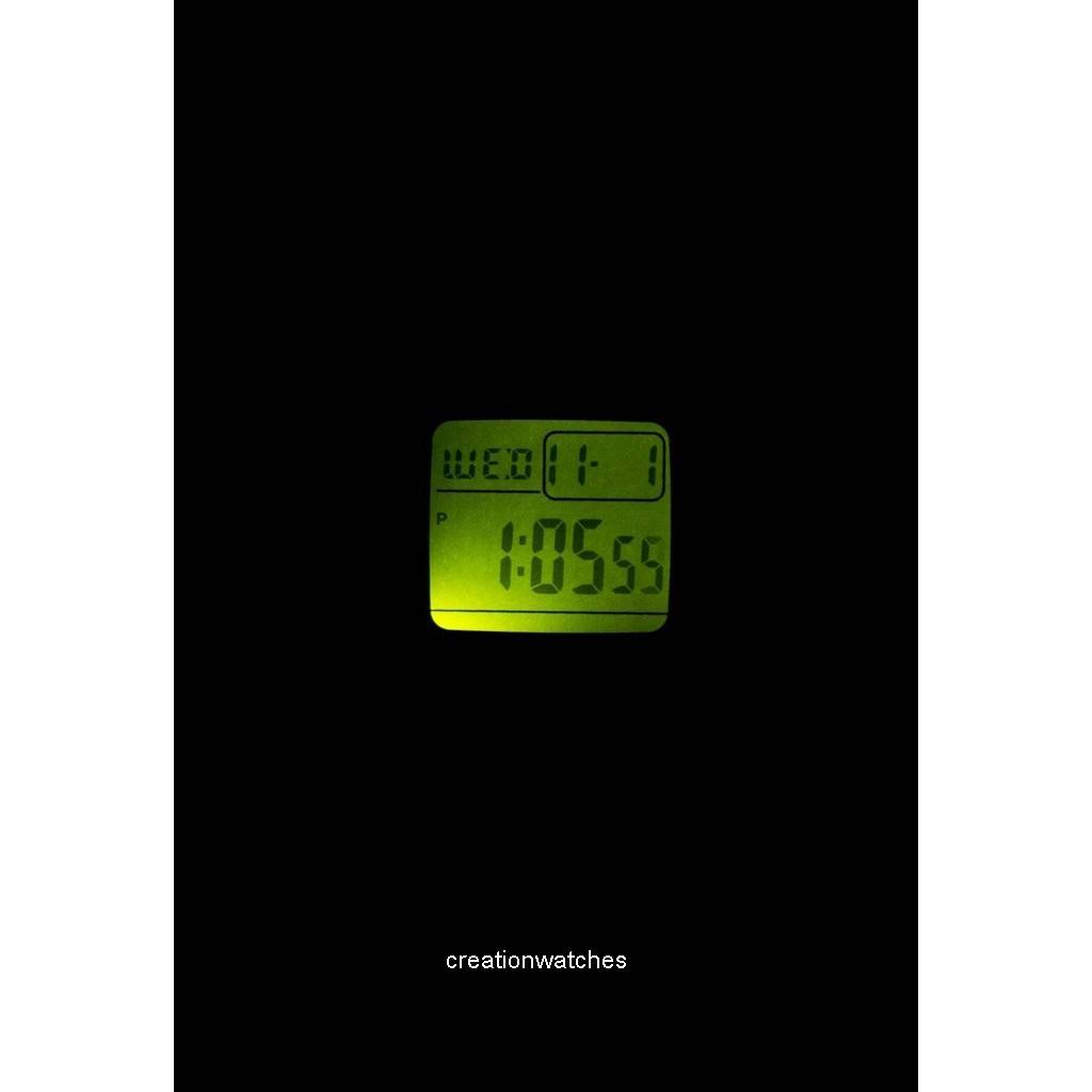 Casio Digital 5 Alarms Dual Time Illuminator F-201WA-9ADF F201WA-9ADF Мужские часы