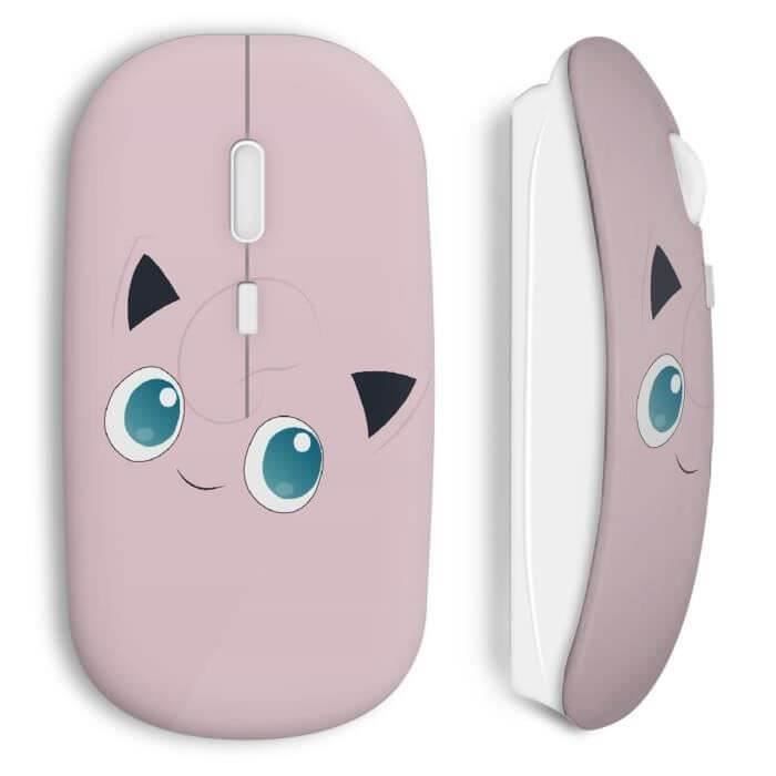 Беспроводная мышь - MANIACASE - Пикачу - Розовый - USB wifi - Совместима с Mac и ПК