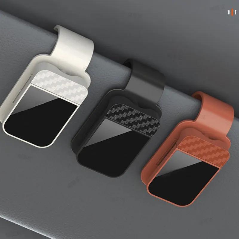 Xiaomi Car Sunglasses Frame Ticket Clip Horizontal Sunshade Sunglasses Storage Product Multifunctional Car Eyeglass Clip Carbon Fiber