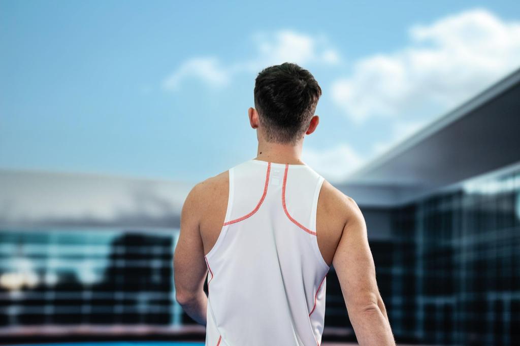 Майка для соревнований ARIHA [Elea] Белый/Красный