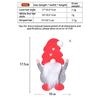 Cartoon Santa Claus Christmas Decorations Creative Decorative Items Dwarf 3D Cutlery Pouch 1Pcs Knife and Fork Bag Indoor Ornaments No-Face Doll