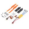 RC Motor ESC Propeller Kit 2212 6T 2200KV Brushless Motor 30A ESC Accessory Kit for F450 550 Quadcopter