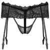 Мужские кружевные стринги с юбкой, регулируемый пояс для чулок, ажурный дизайн, эластичный пояс, вырез без выреза, Т-образная спинка, нижнее белье Sissy