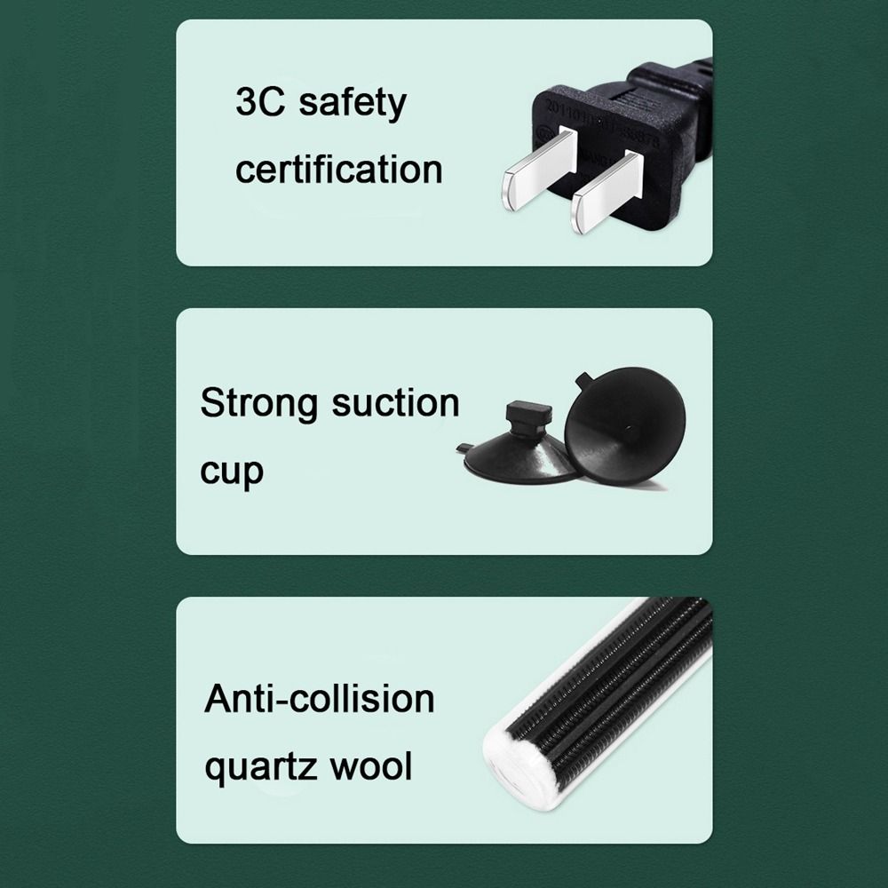 50-500 Вт Нагреватель для аквариума Регулируемый нагреватель воды Аксессуары для аквариума