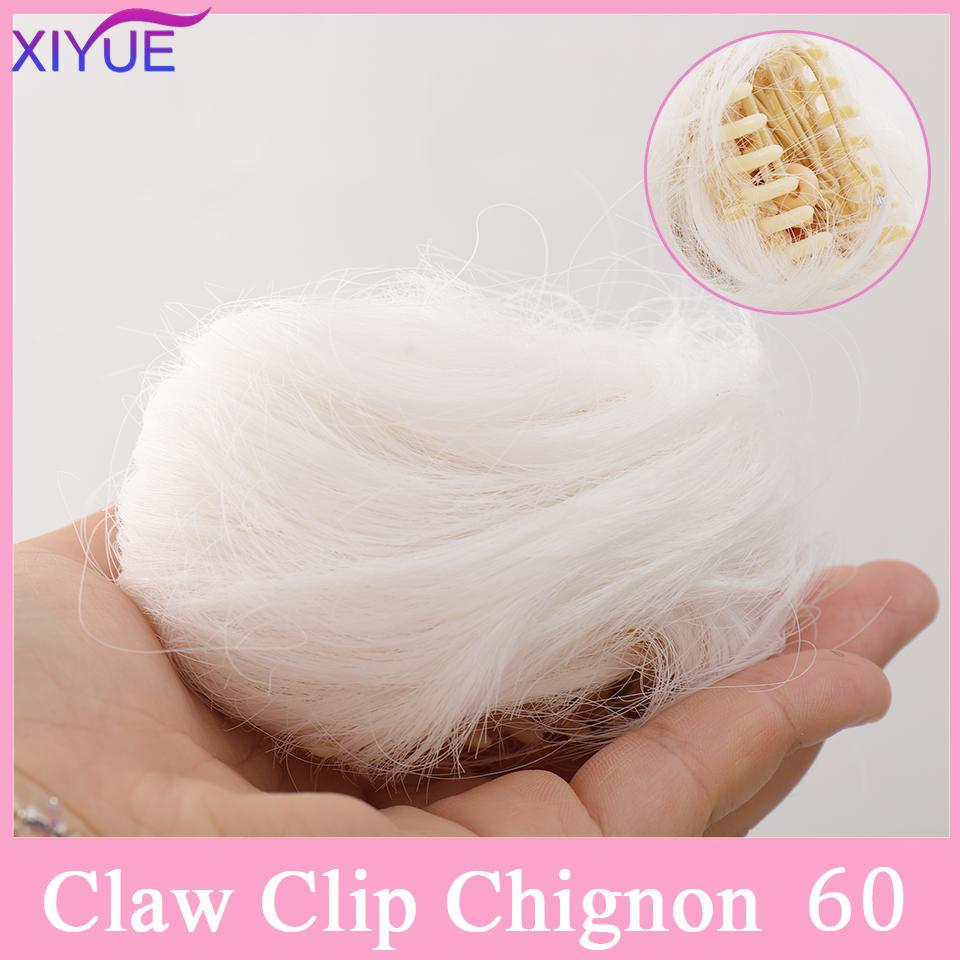 Накладные волосы на зажиме для когтей, синтетические высокотемпературные волокна, шиньон, искусственные волосы, омбре, волосы в виде когтей, грязные булочки, прическа, коготь