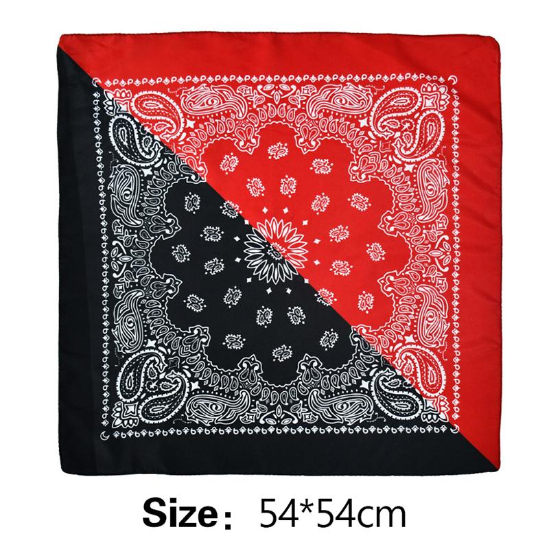 Модная бандана в стиле хип-хоп с принтом для мужчин и женщин, повязки на голову для улицы, повязки на запястья, шарфы для волос, высококачественные аксессуары для волос