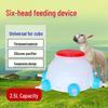 Piglet Milk Feeder: 2.5L Bottle with 6-Nipple Nursing System