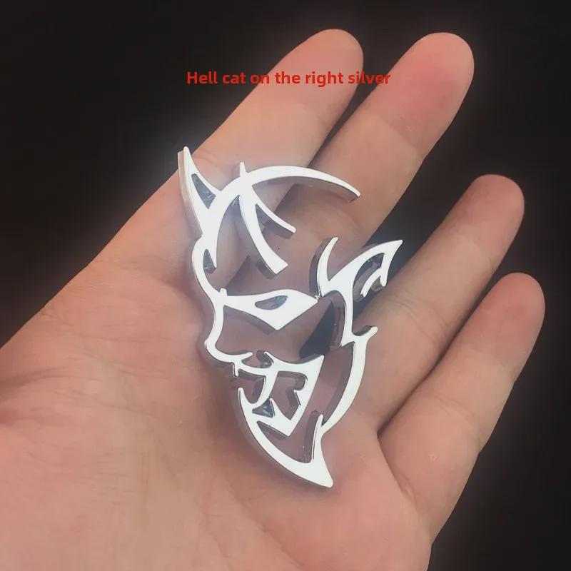 Fast & Furious 8 Hellcat Challenger SRT Demon Metal Side Logo Car Sticker