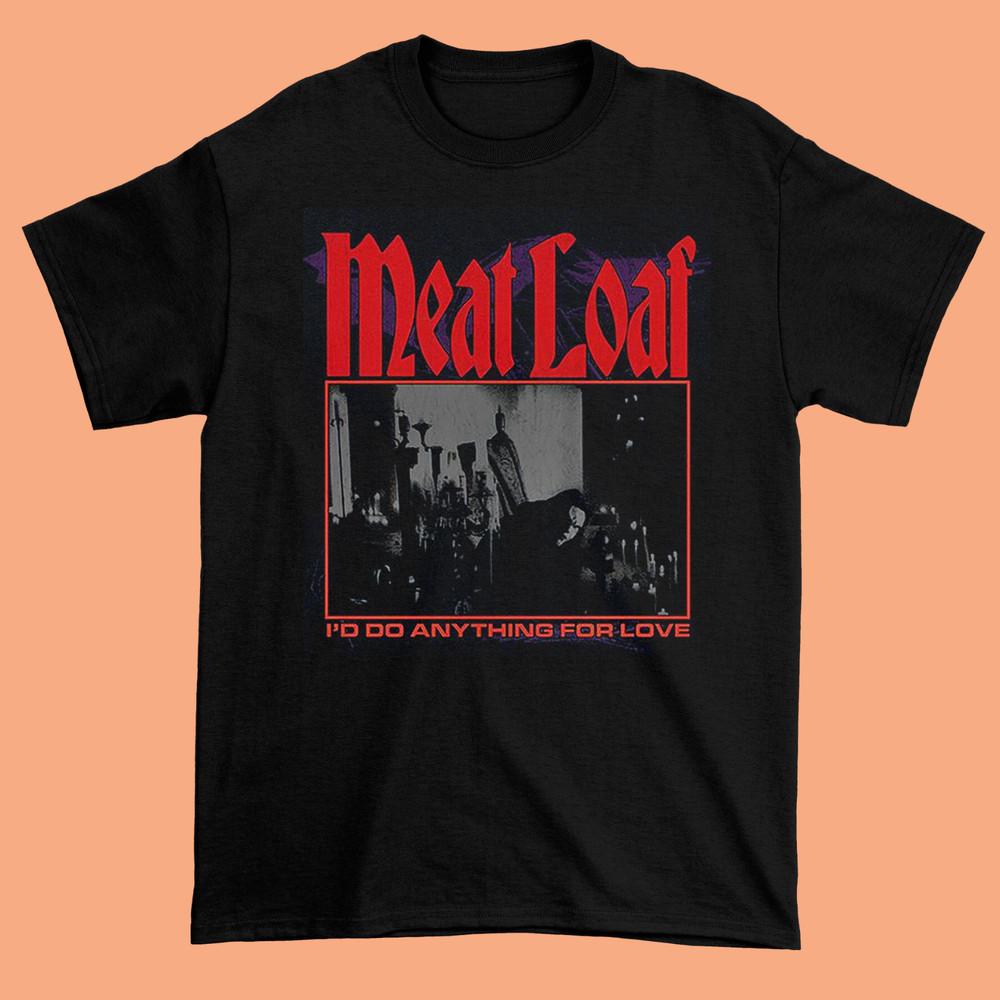 Meat Loaf Shirt Bat out of hell Black Unisex All size Shirt NG718 Unisex T-Shirt