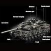 Военный WW2 MOC Leopard 2A7 Армейский Основной Боевой Танк Солдаты Строительные Блоки Кирпичи M1 T90M Набор Танков Для Детей Мальчиков Подарки