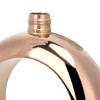Stainless Steel Alcohol Jug Bracelet Gold Rhinestones Lid Bangle Hip Flask  Bars