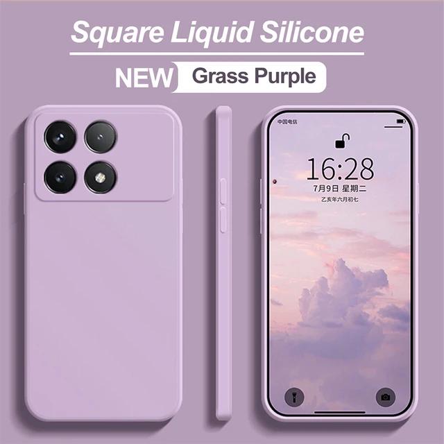 Чехол Poco X6 Pro Роскошные оригинальные жидкие силиконовые чехлы для телефонов Xiaomi Poco X6 Pro Poco X 6 Pro Poco X6Pro Pocox6 Pro 5G Cover