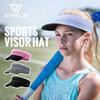 WRELS Спортивный козырек от солнца Дышащий без верха Защита от УФ-излучения Спортивная кепка Влагоотводящий козырек Эластичный Нескользящий Наружный козырек от солнца