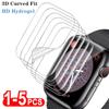 5 шт. Мягкая гидрогелевая пленка для Apple Watch 9 8 7 6 5 4 45 мм 44 мм 42 мм 41 мм 40 мм 38 мм Защитная пленка для экрана Часы Серия Ultra 3 2 1 49 мм