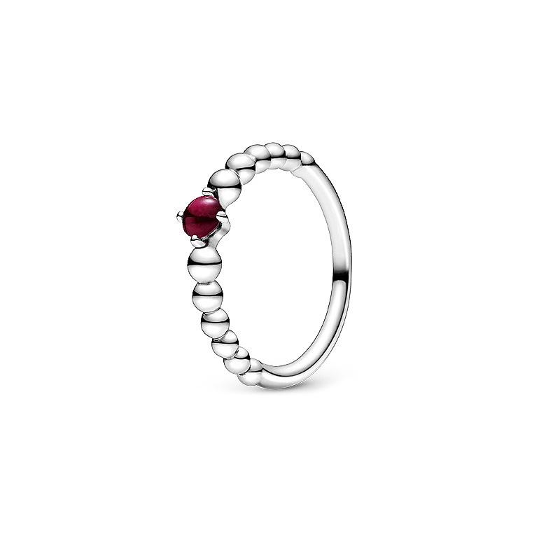 December Layered Colorful Rings Zircon DIY Minimalist Accessories Chinese Style Design