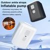 Outdoor Mini Air Pump with LED Light 6 Nozzles Portable USB Rechargeable Inflatables Swimming Ring Pool Float Air Mattress Bed Portable Electric